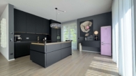 Moderner Küchenblock - Exklusive 3-Zimmer-Residenz in den Premium-Villen ‚Belle & Sole‘ – Baden-Baden“