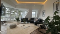 Wohn/Essbereich - Licht, Weitblick und Wohnkultur – Penthouse in der Villa Azalea