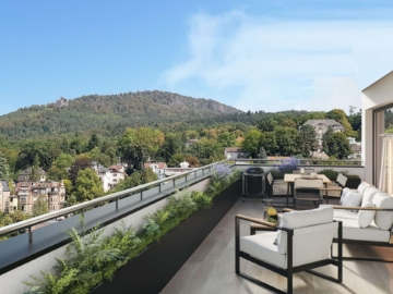„Exklusives Penthouse mit 230 m² Wohnfläche & 70 m² Panorama-Terrasse in Baden-Baden“, 7650 Baden-Baden, Penthouse