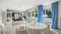 Wohn-& Essbereich - Elegante Etagenwohnung in kleiner Villen-Residenz in exzellenter und ruhiger Halbhöhenwohnlage